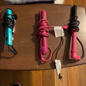 Mini straight iron, hair iron and wand